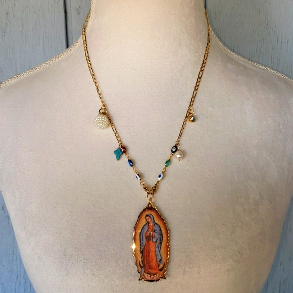 Lady of Guadalupe Virgin Guadalupe. Evil Eye Pearl - Picture 16 of 16